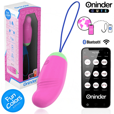 Uovo vibrante ONINDER CUTE: stimolazione 360° via app, colori vivaci